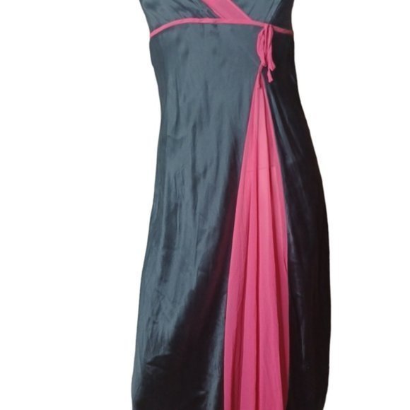 Vintage Deanne and White silk dress or nightdress‎ S - Picture 2 of 5